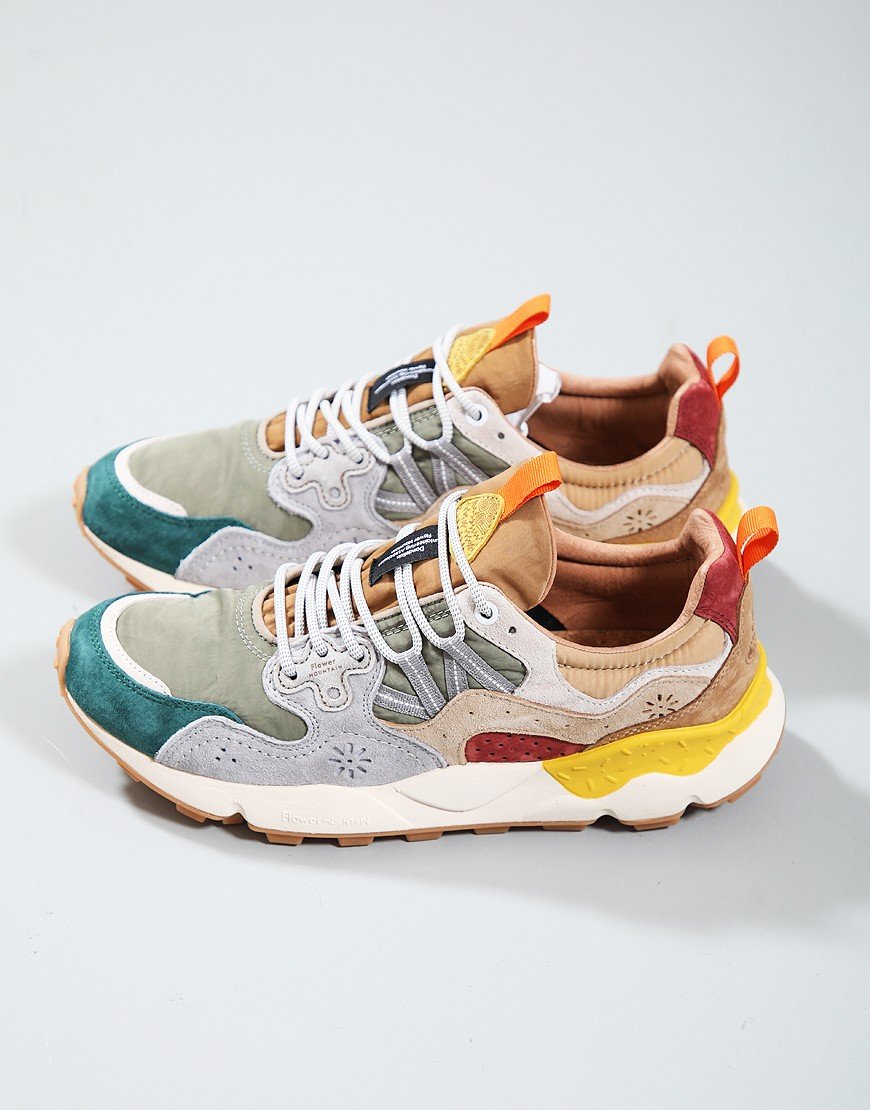 Flower Mountain Yamano 3 Trainers Dark Petrol/Light Grey