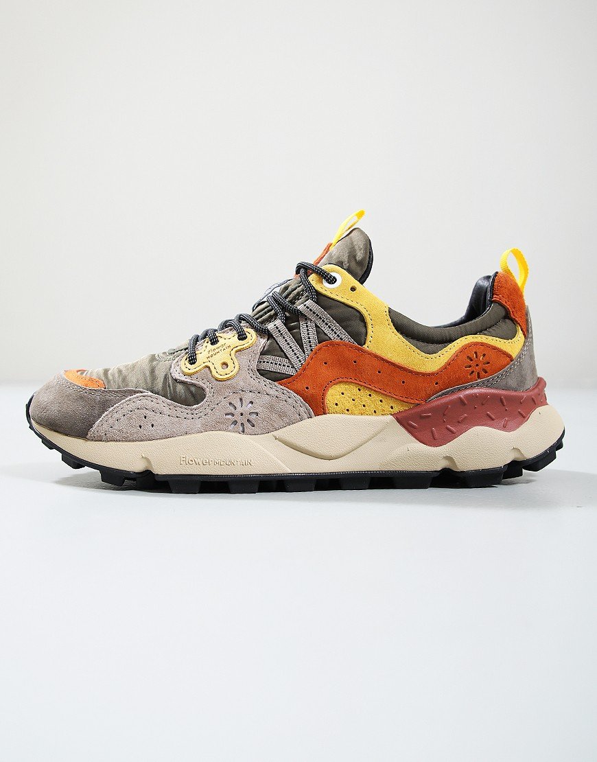 Flower Mountain Yamano 3 Trainers Grey/Yellow