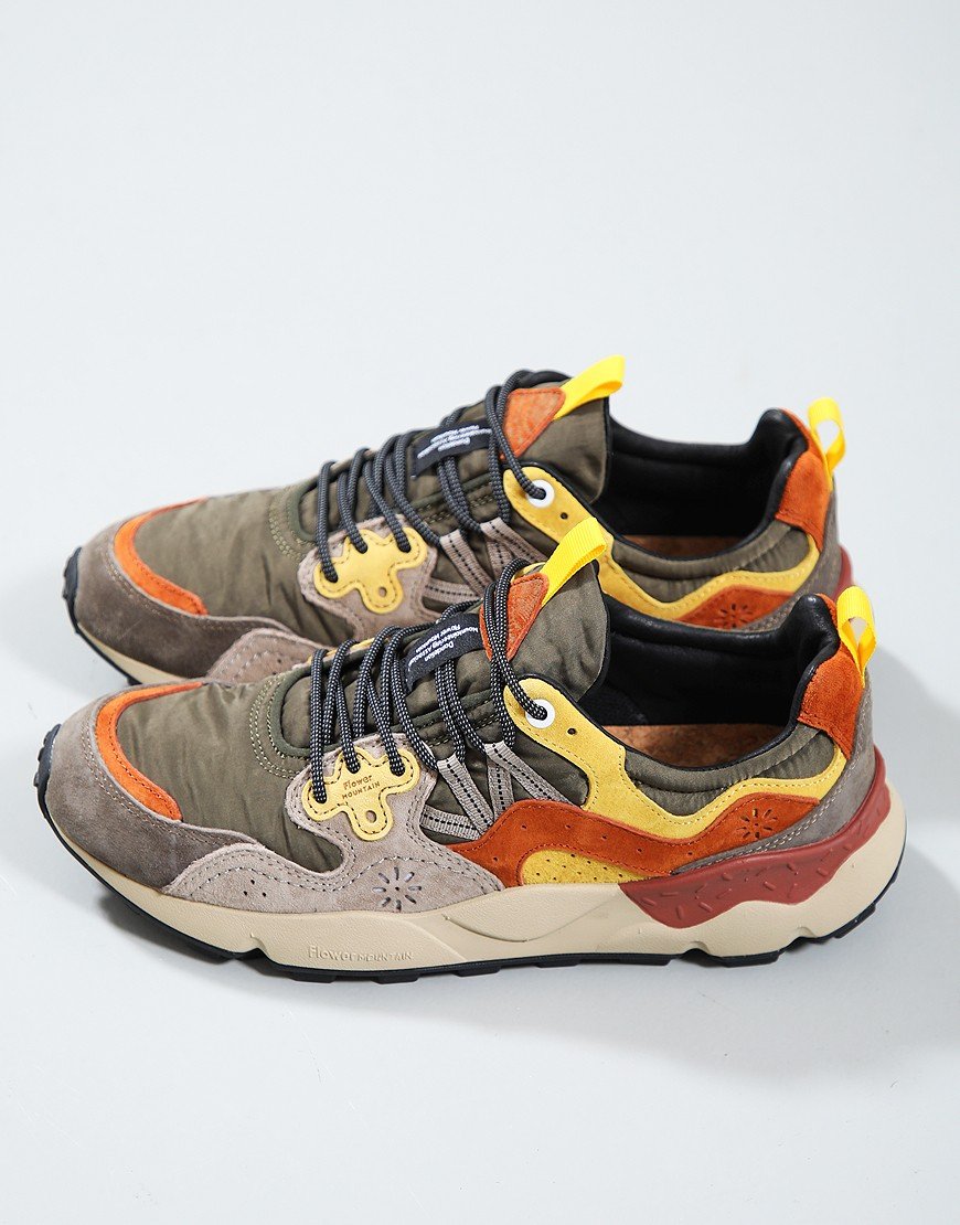 Flower Mountain Yamano 3 Trainers Grey/Yellow