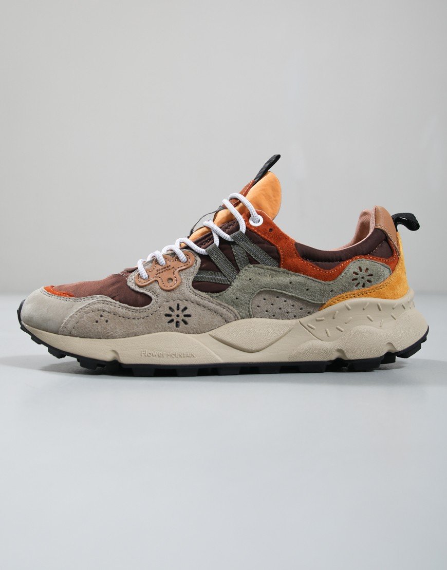 Flower Mountain Yamano 3 Trainers Taupe/Brown