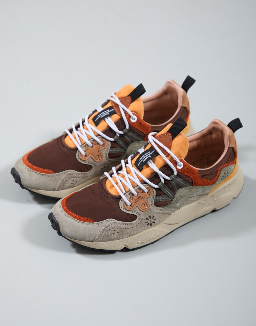 Flower Mountain Yamano 3 Trainers Taupe/Brown