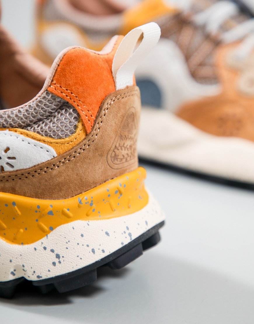 Flower Mountain Yamano 3 Trainers Azure/Stone/Orange