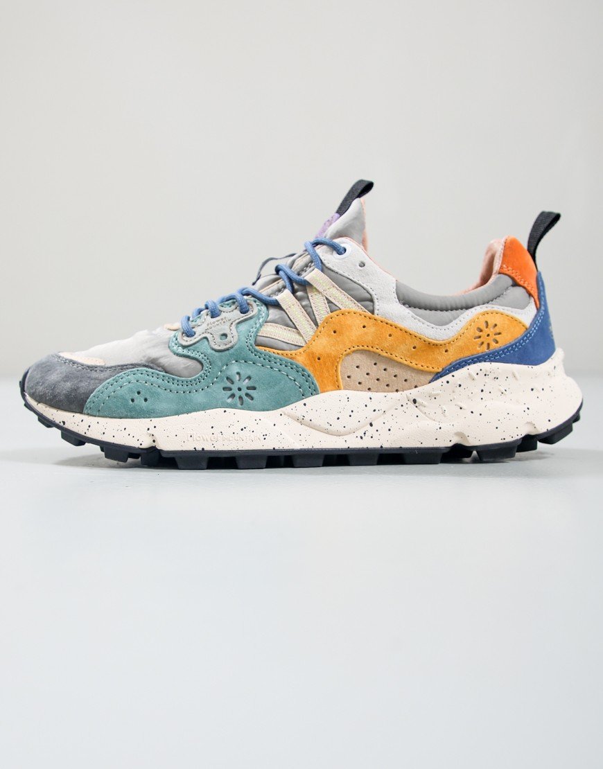 Flower Mountain Yamano 3 Trainers Grey/Petrol/Zucca