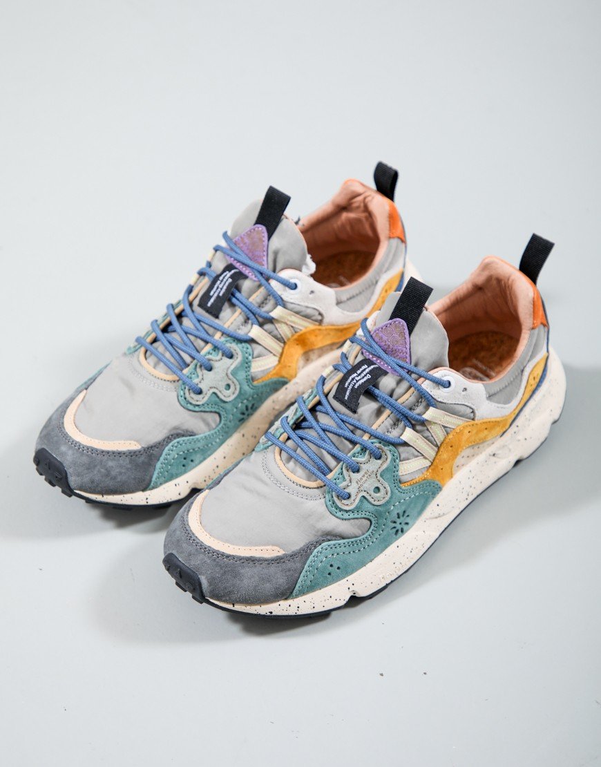 Flower Mountain Yamano 3 Trainers Grey/Petrol/Zucca