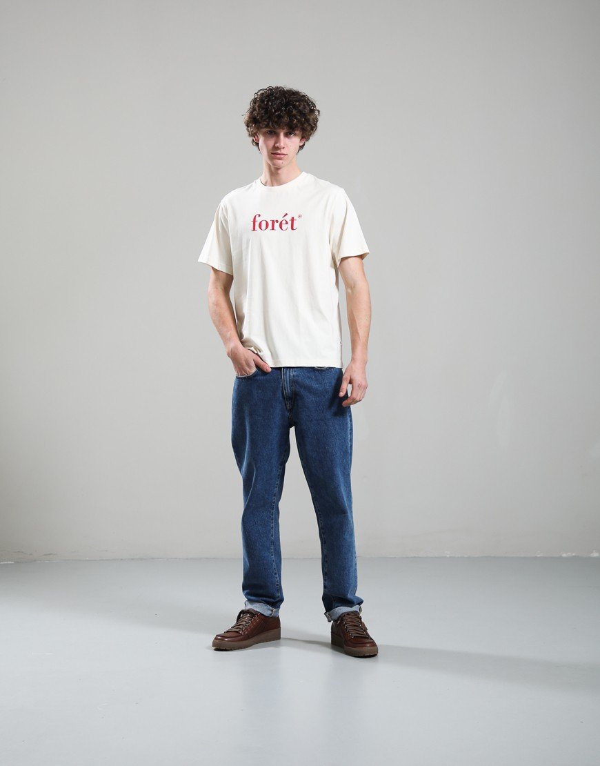 Forét Amber T-Shirt Cloud/Vintage Red