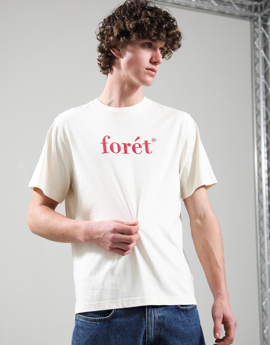 Forét Amber T-Shirt Cloud/Vintage Red