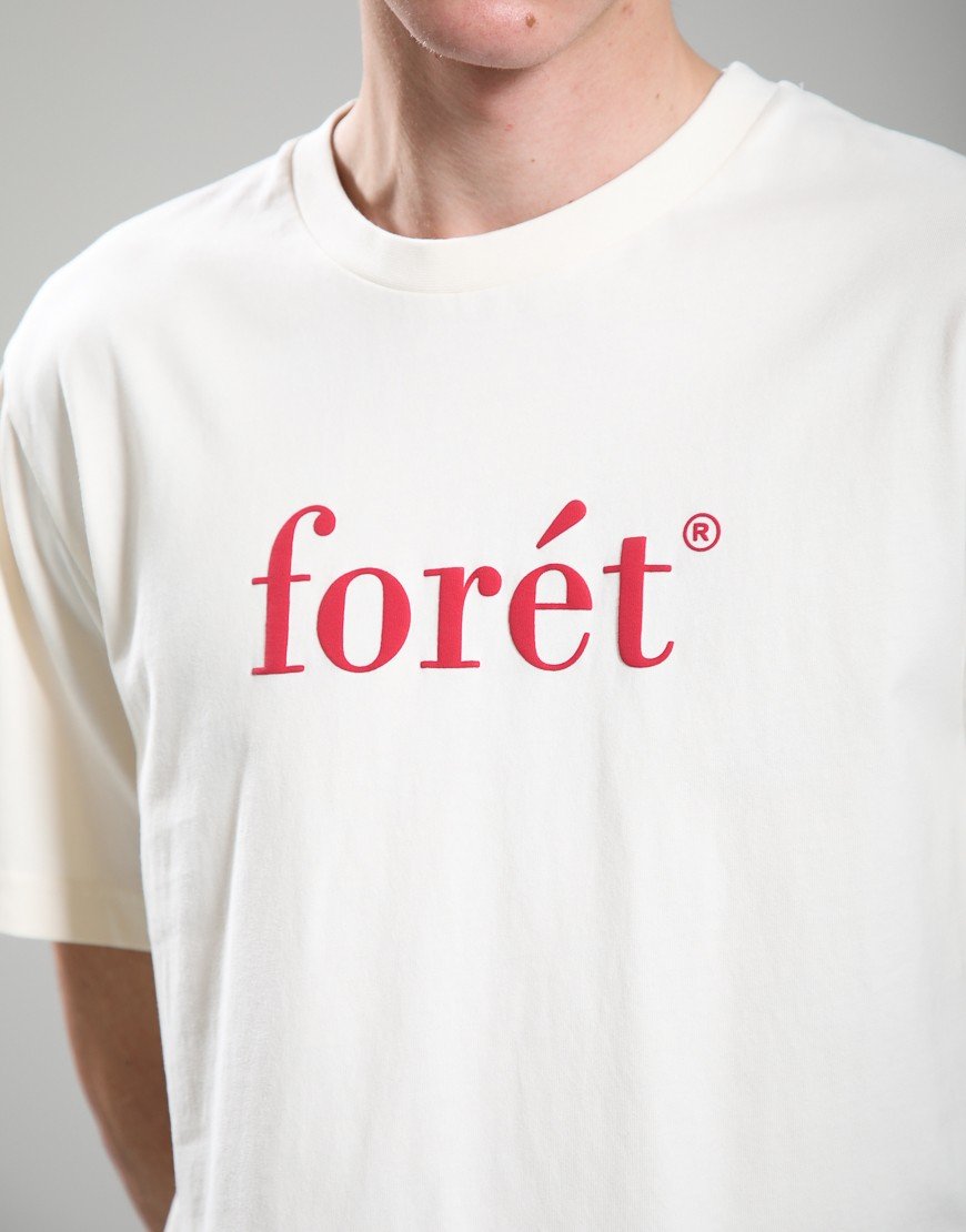 Forét Amber T-Shirt Cloud/Vintage Red