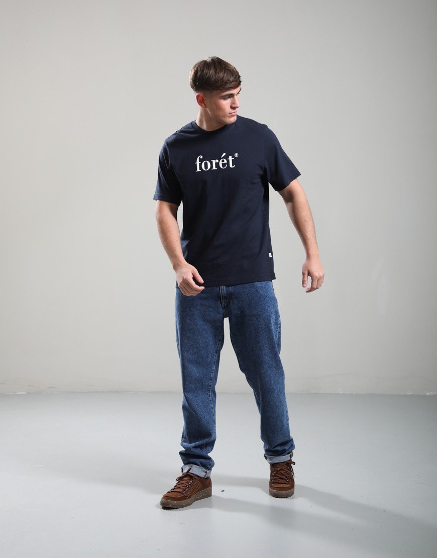 Forét Amber T-Shirt Navy/Cloud