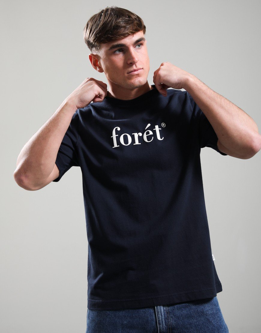Forét Amber T-Shirt Navy/Cloud