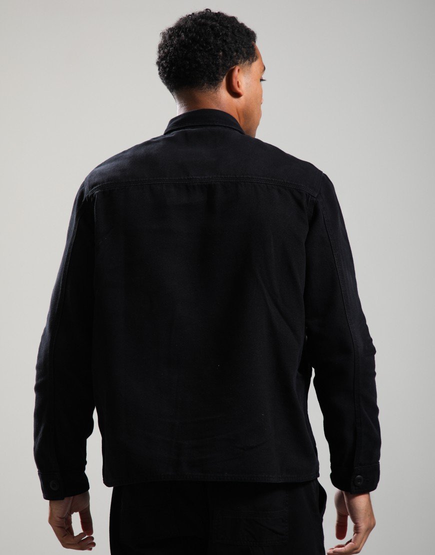 Forét Berry Canvas Overshirt Black