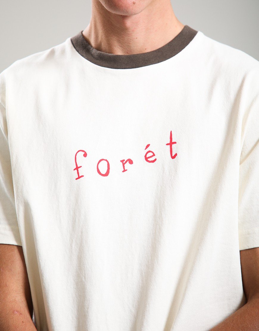 Forét Crest T-Shirt Cloud/Red