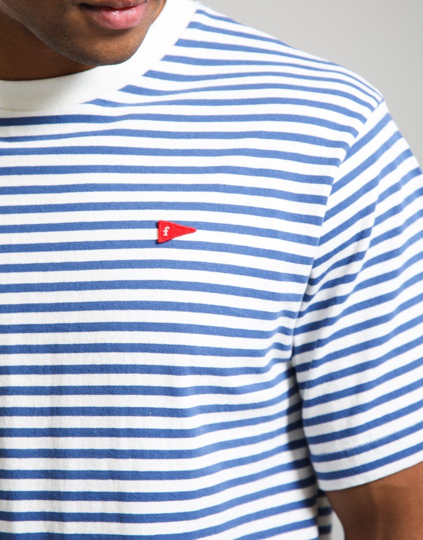 Forét Flag T-Shirt Blue Stripe