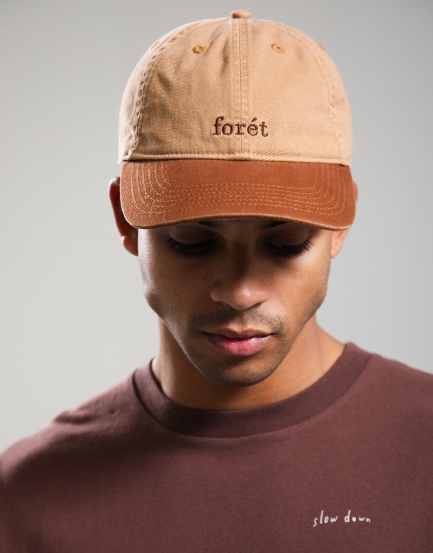 Forét Hawk 2-Tone Washed Cap Khaki Brown