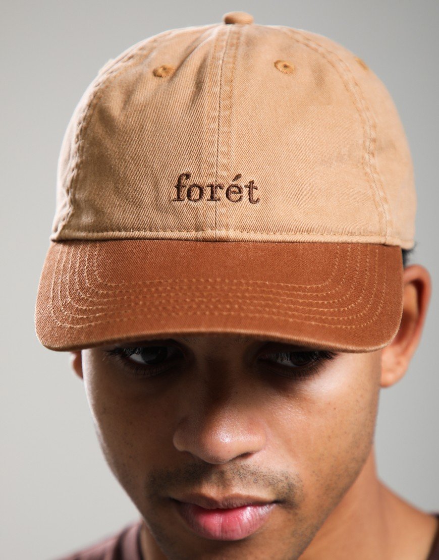 Forét Hawk 2-Tone Washed Cap Khaki Brown