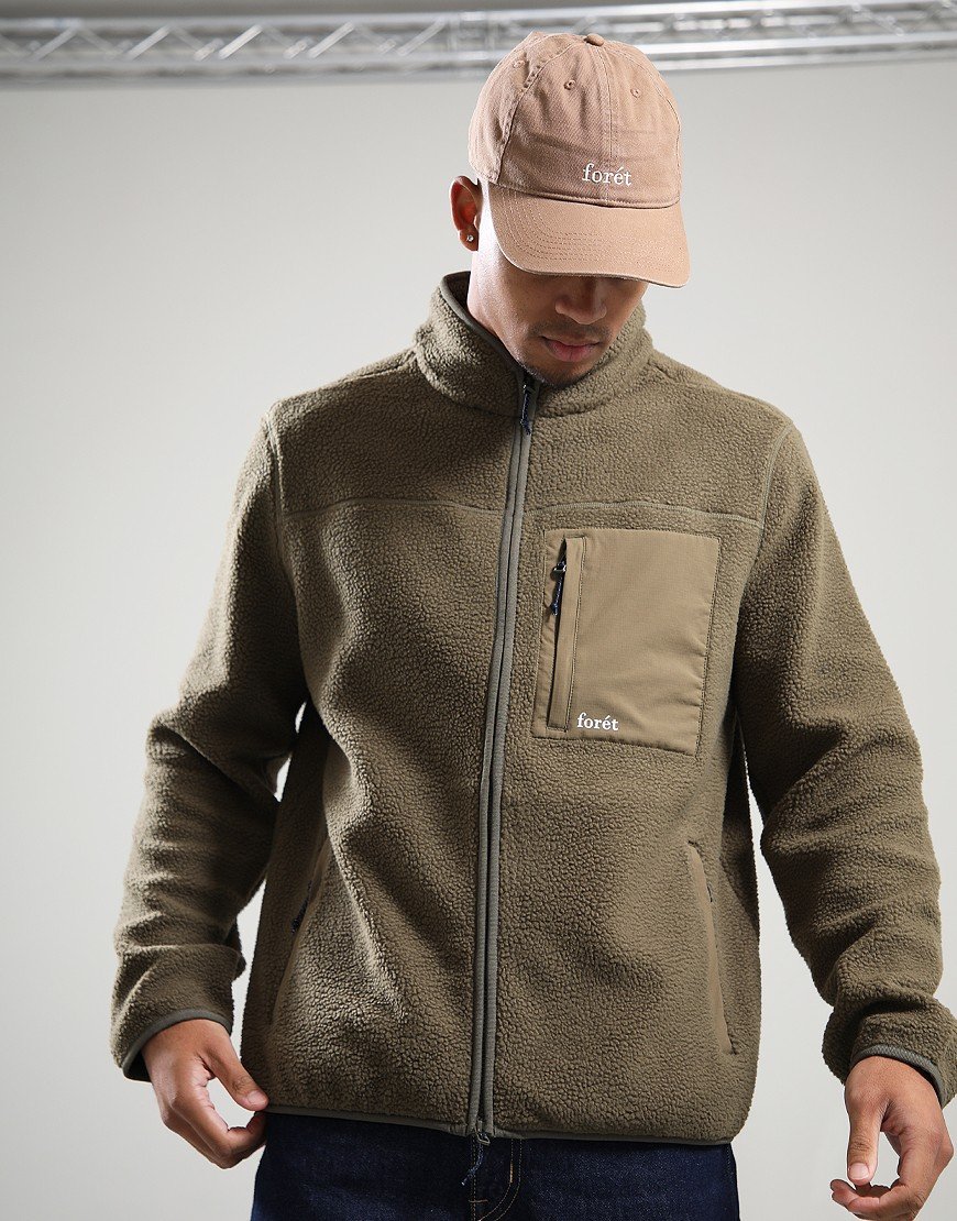 Forét Mountain Fleece Jacket Army
