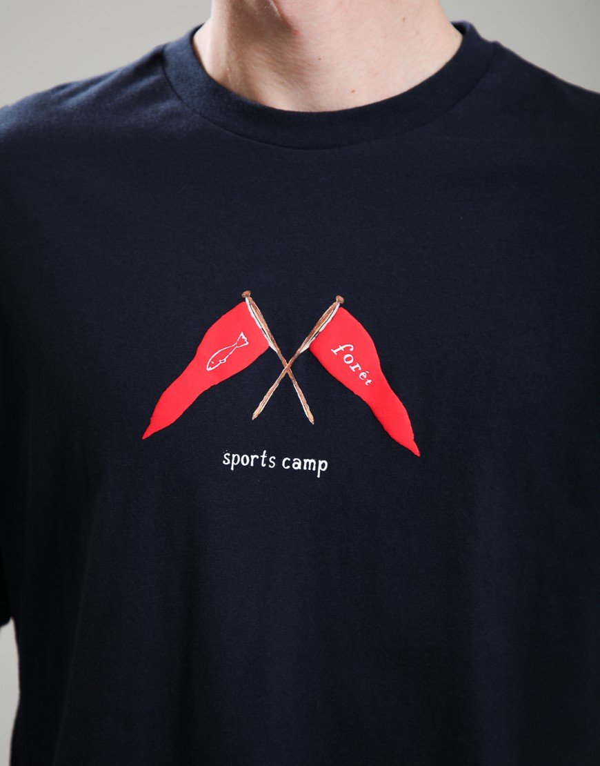 Forét Pennant T-Shirt Navy