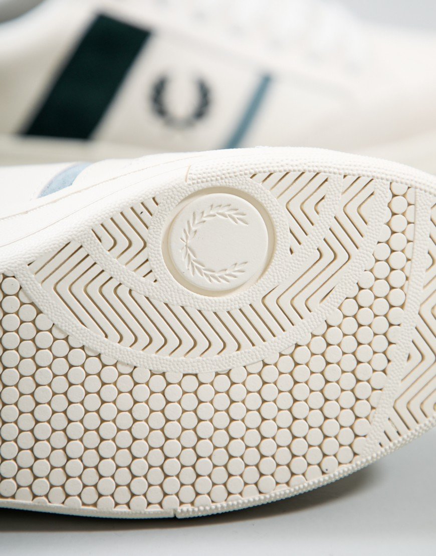 Fred Perry B725 Trainers Leather/ Suede Ecru