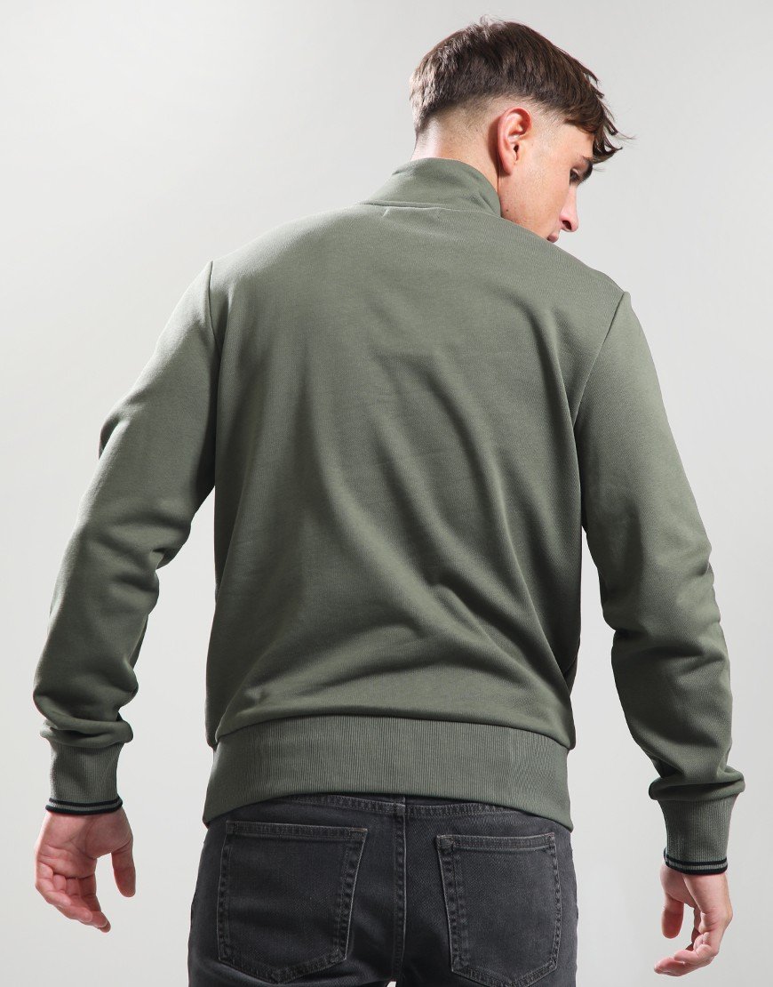 Fred Perry Half Zip Sweat Wreath Laurel