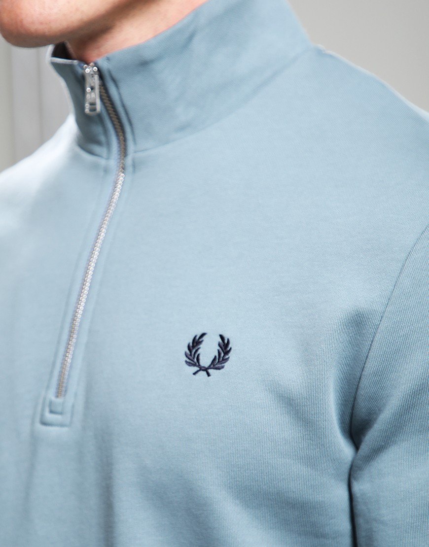 Fred Perry Half Zip Sweat Stockport Blue/Navy