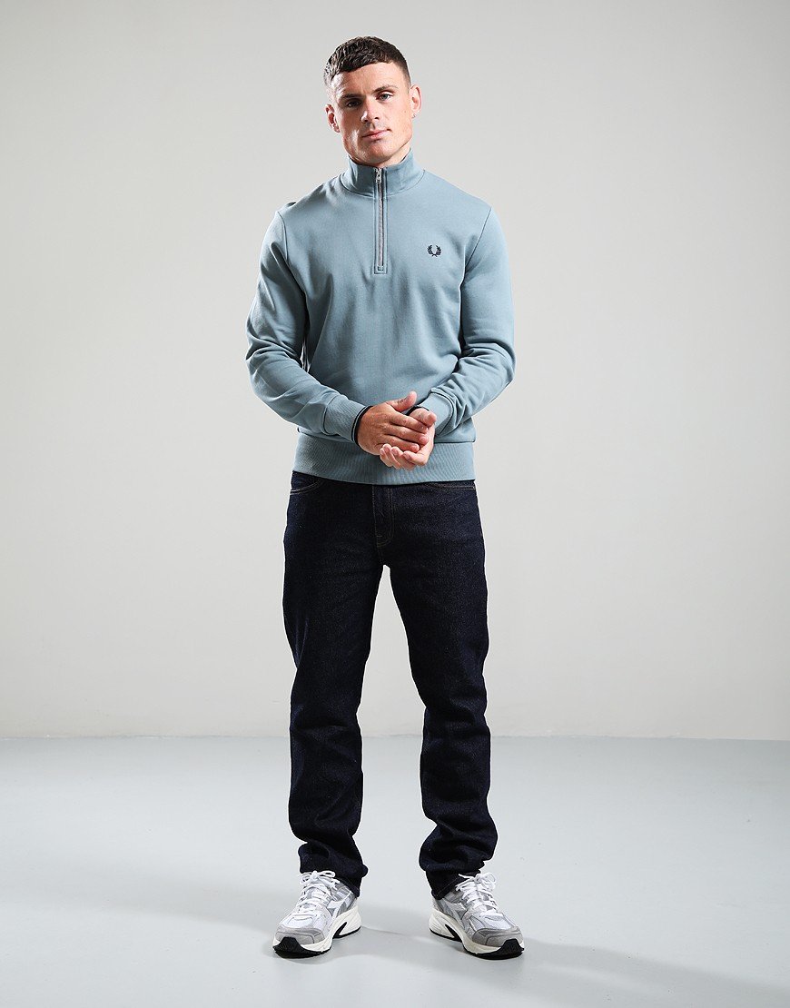 Fred Perry Half Zip Sweat Stockport Blue/Navy