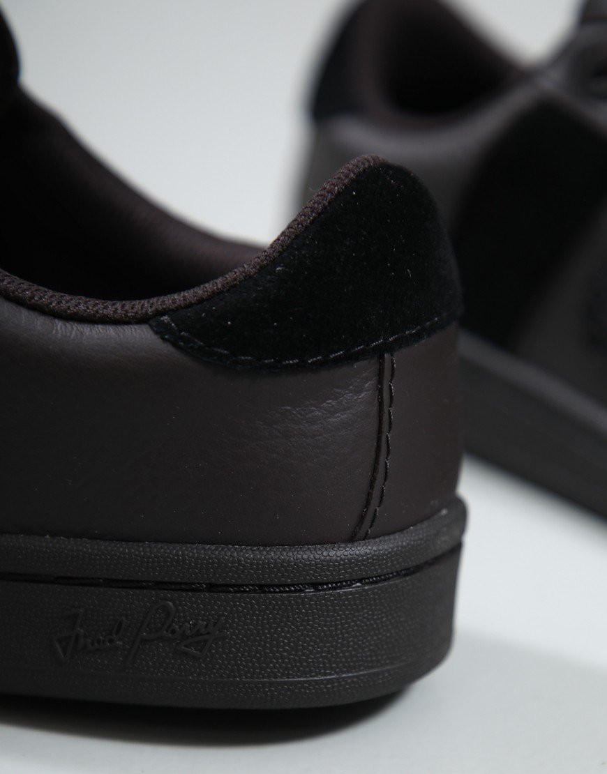 Fred Perry Leather B725 Trainers Rich Brown