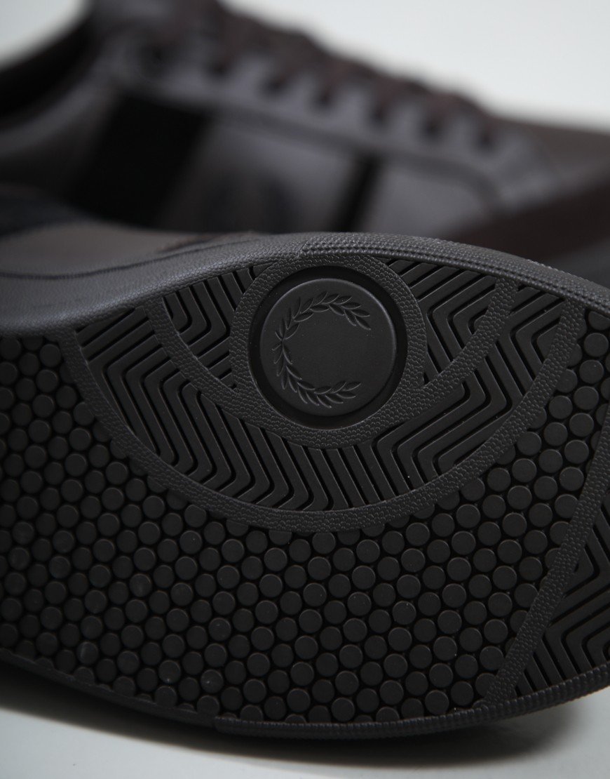 Fred Perry Leather B725 Trainers Rich Brown