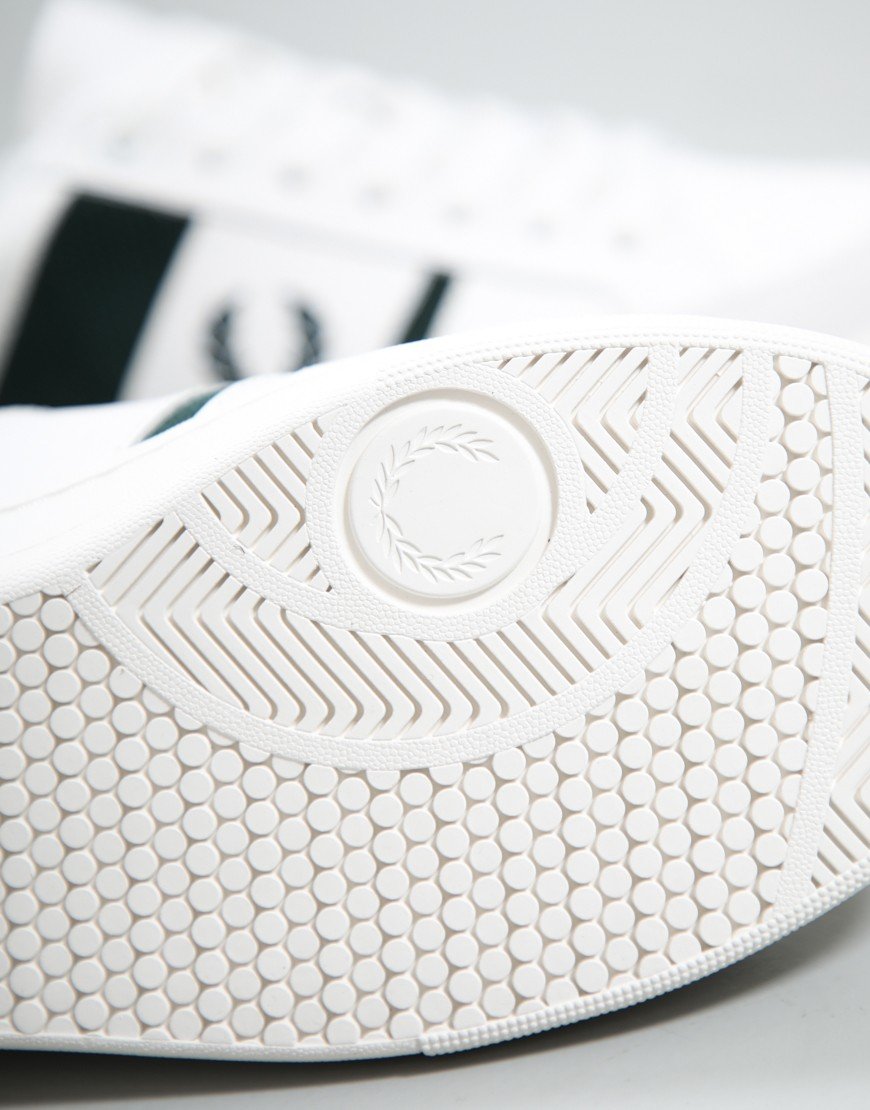 Fred Perry Leather B725 Trainers Snow White