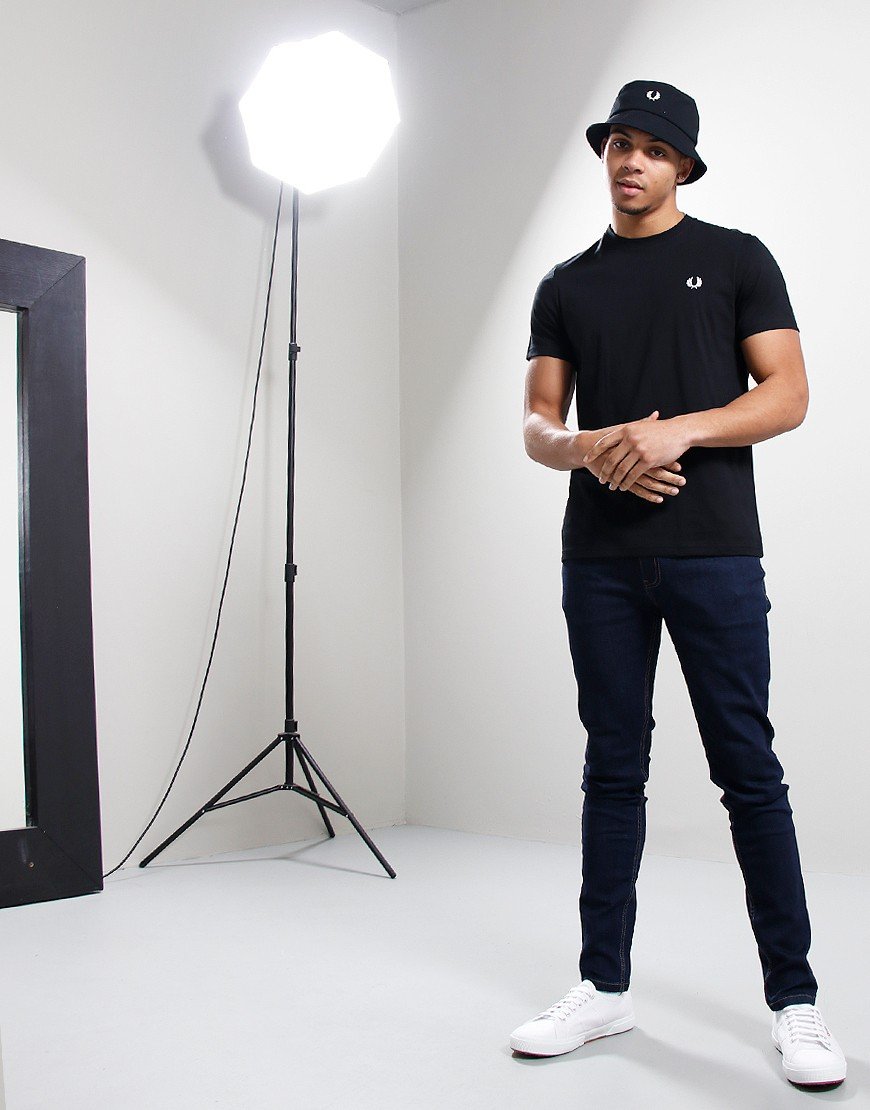 Fred Perry Back Graphic T-shirt Black