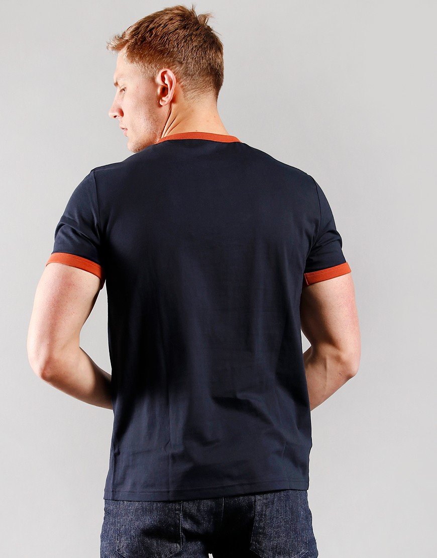 Fred Perry Ringer T-Shirt Navy Fred Perry Ringer T-Shirt Navy