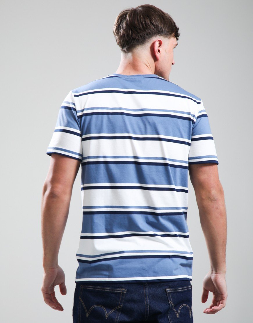 Fred Perry Bold Striped T-Shirt Ace Blue