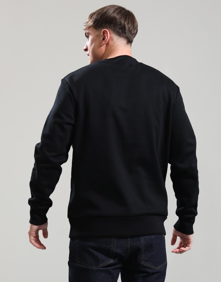 Fred Perry Box Graphic Sweat Black/Anchor Grey