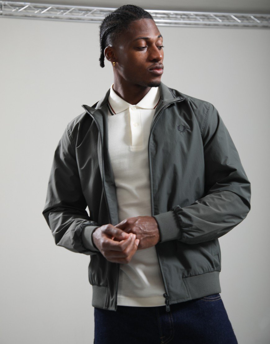 Fred Perry Brentham Jacket Field Green