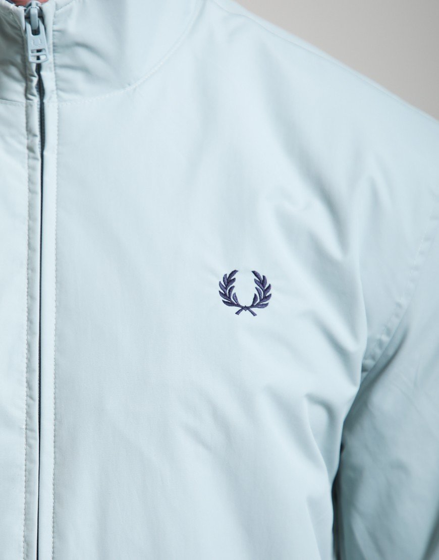 Fred Perry Brentham Jacket Silver Blue