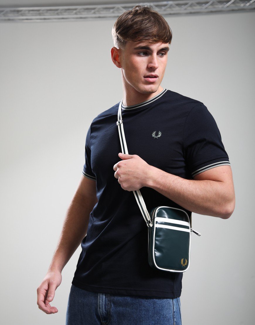 Fred Perry Classic Small Side Bag Grassroots /Ecru