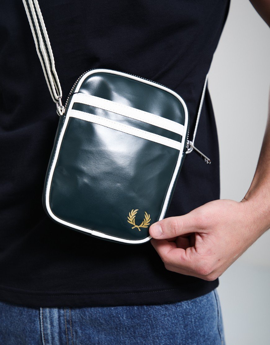 Fred Perry Classic Small Side Bag Grassroots /Ecru