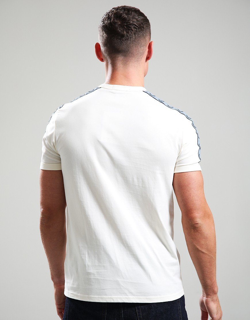 Fred Perry Contrast Tape Ringer T-Shirt Ecru/Navy