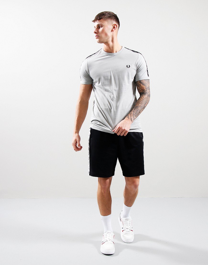Fred Perry Contrast Tape Ring T-Shirt Limestone/Black