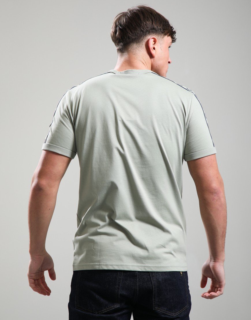 Fred Perry Contrast Tape Ringer T-Shirt Seagrass/Navy