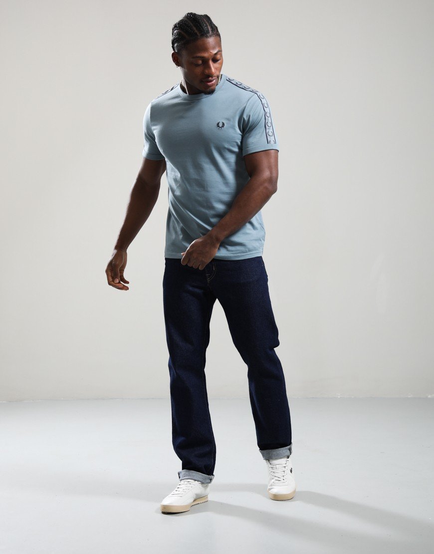 Fred Perry Contrast Tape Ringer T-Shirt Stockport blue/Navy Fred Perry Contrast Tape Ringer T-Shirt Stockport blue/Navy