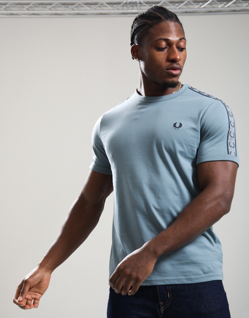 Fred Perry Contrast Tape Ringer T-Shirt Stockport blue/Navy Fred Perry Contrast Tape Ringer T-Shirt Stockport blue/Navy