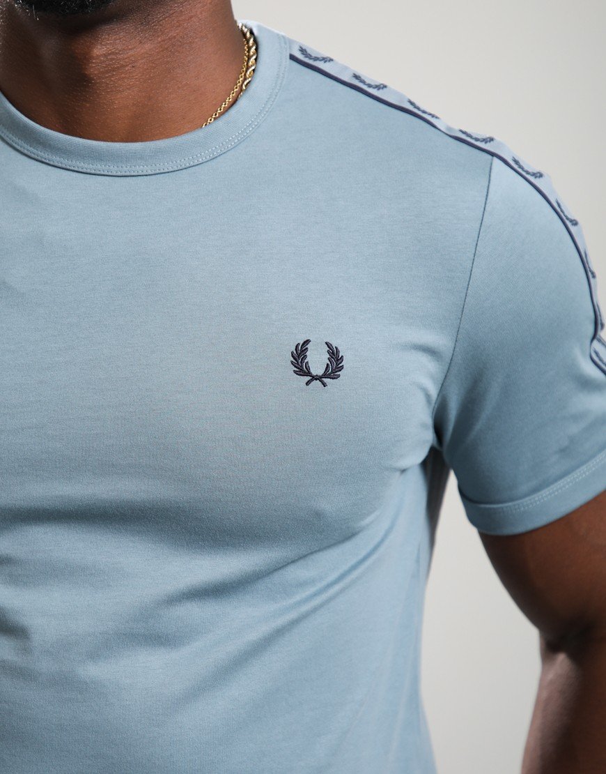 Fred Perry Contrast Tape Ringer T-Shirt Stockport blue/Navy Fred Perry Contrast Tape Ringer T-Shirt Stockport blue/Navy