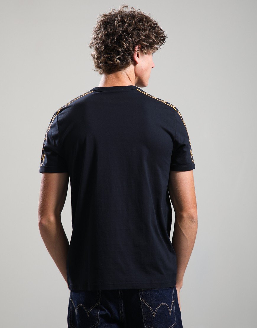 Fred Perry Contrast Tape Ringer T-Shirt Navy