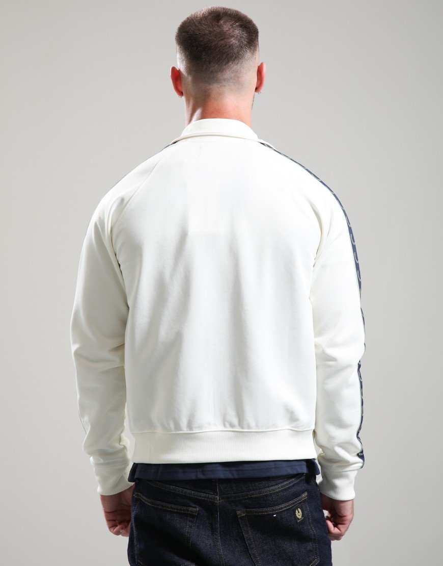Fred Perry Contrast Tape Track Jacket Ecru