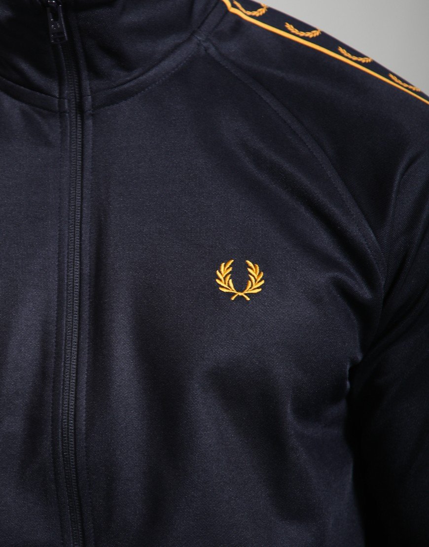 Fred Perry Contrast Tape Track Jacket Navy