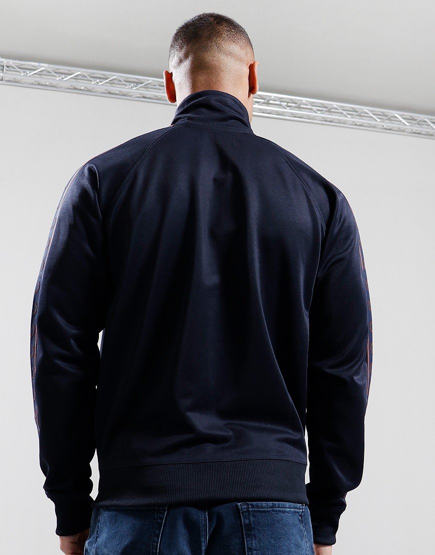 Fred Perry Contrast Tape Track Top Navy/Carrington Brick