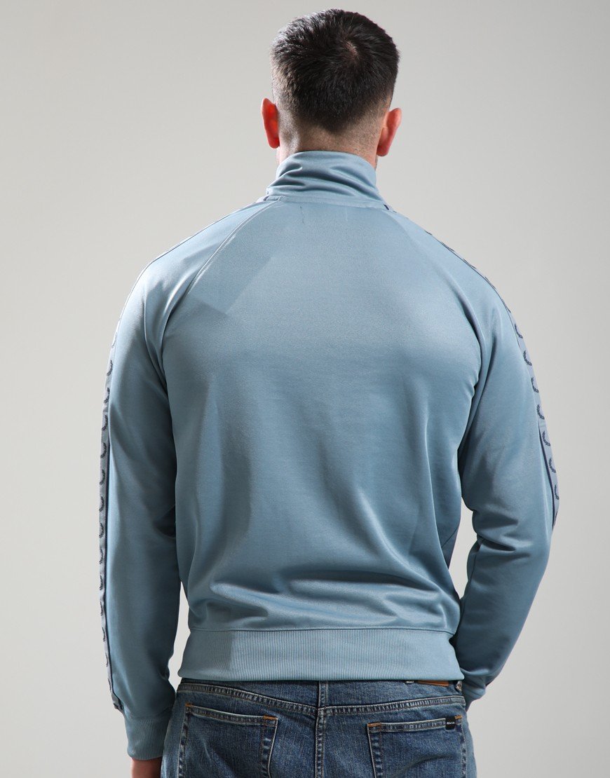 Fred Perry Contrast Tape Track Top Stockport Blue