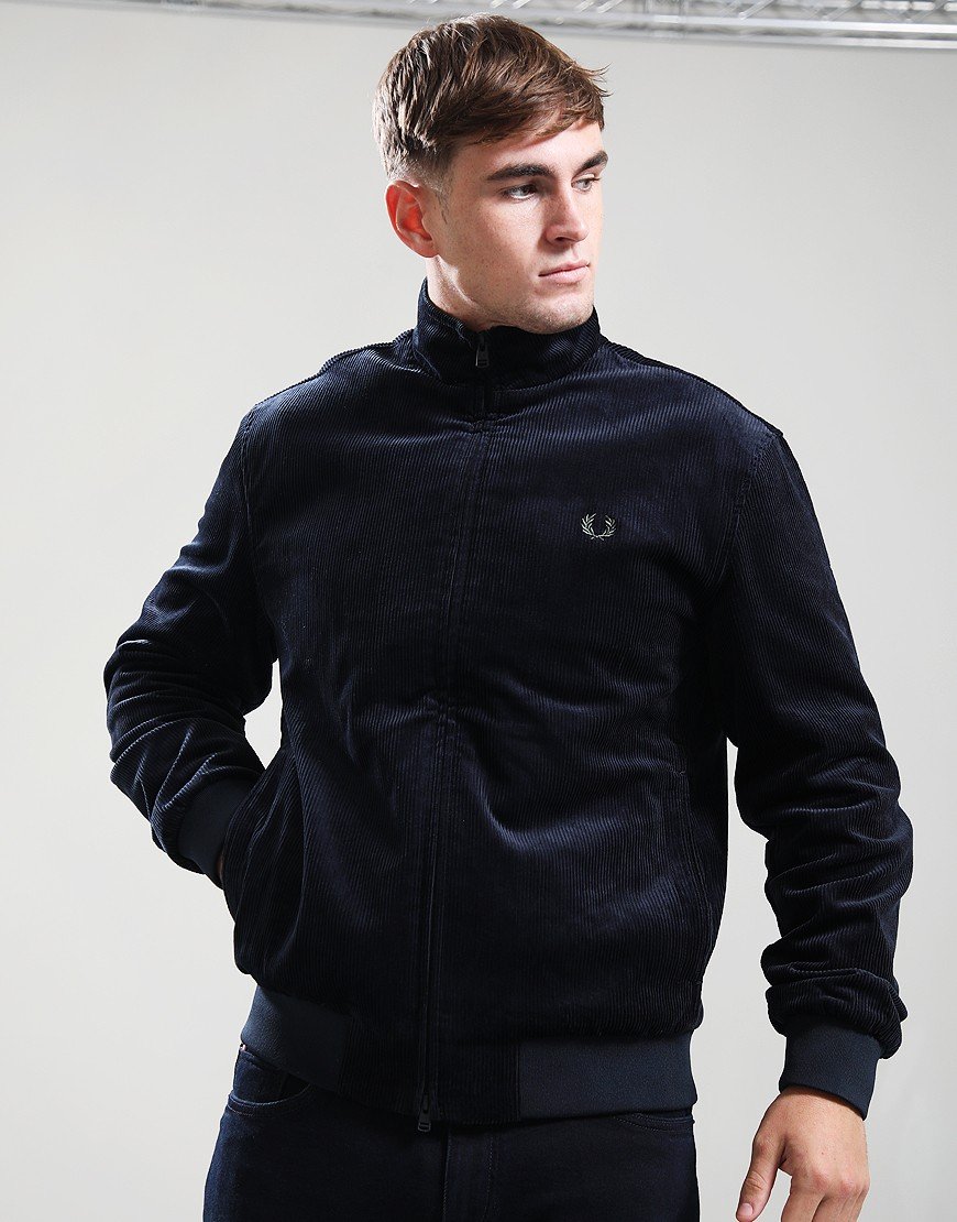 Fred Perry Cord Brentham Jacket Navy