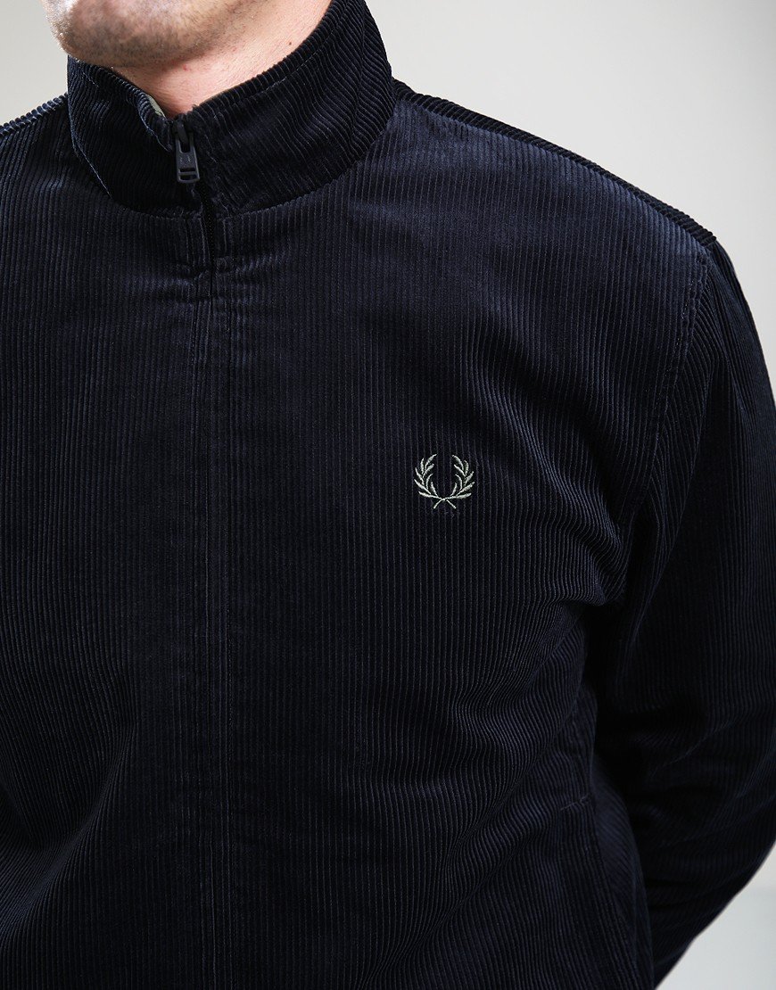 Fred Perry Cord Brentham Jacket Navy