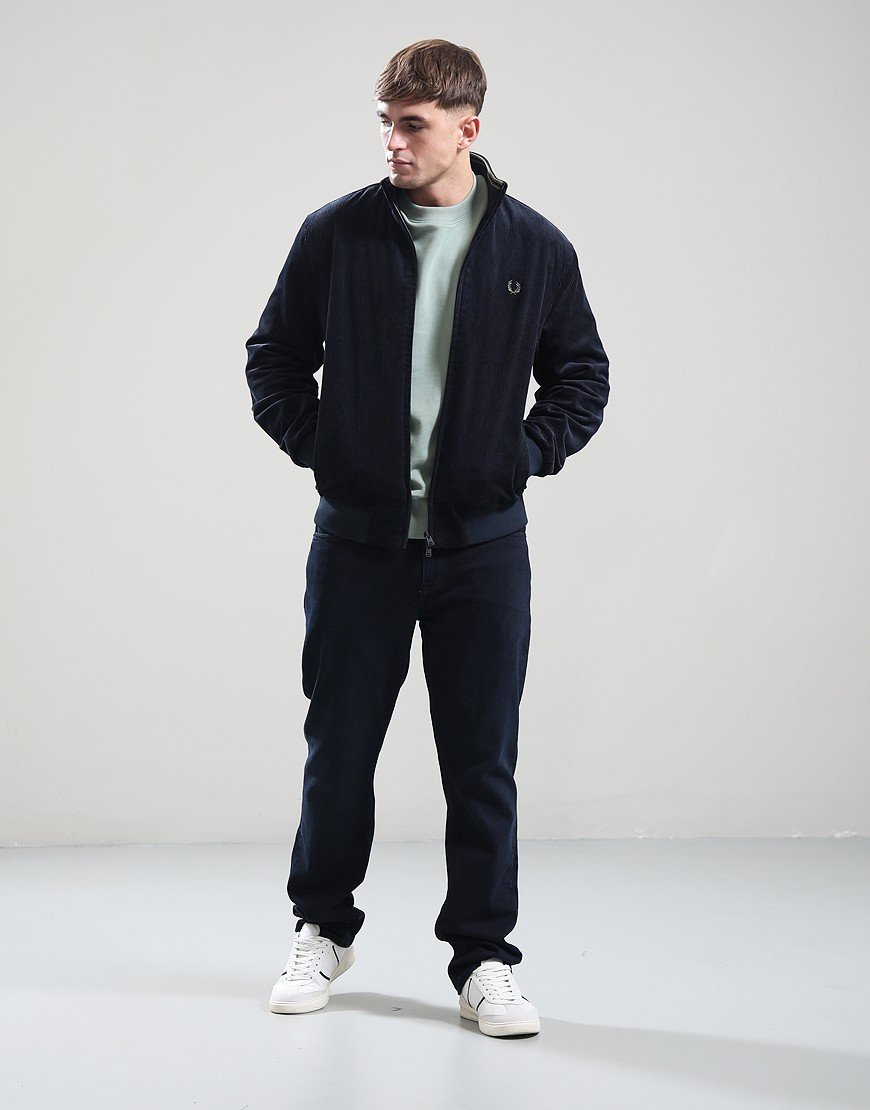 Fred Perry Cord Brentham Jacket Navy