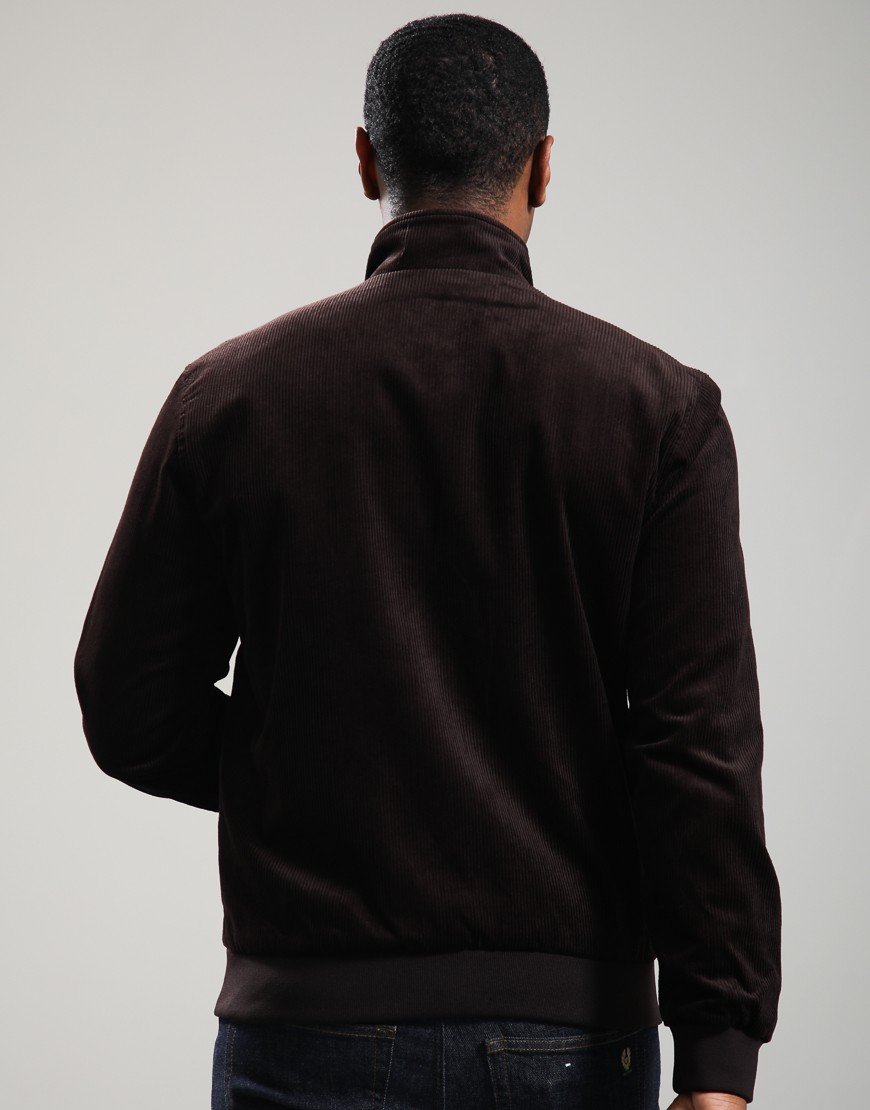 Fred Perry Cord Brentham Jacket Rich Brown